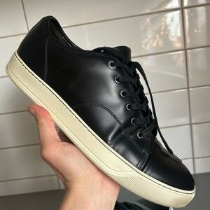 Lanvin DBB1 Low Top Leather Men's Sneakers UK11 US12